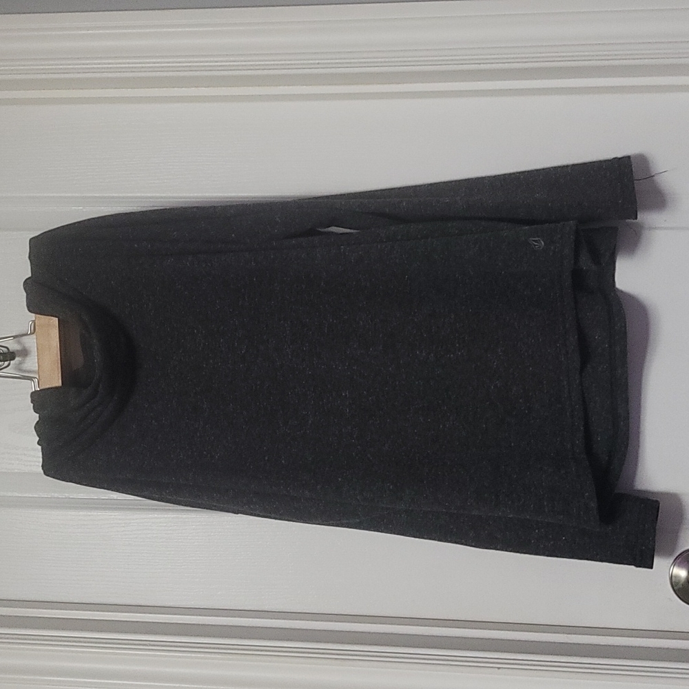 🖤 Volcom M Heathered Gray Hooded Long Sleeve